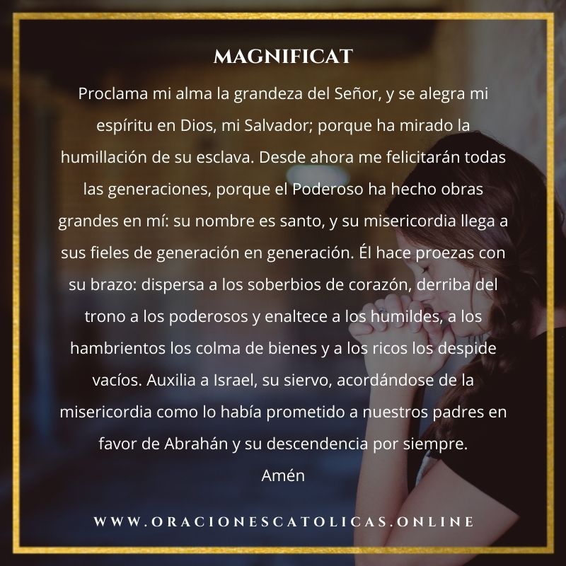 magnificat - oración