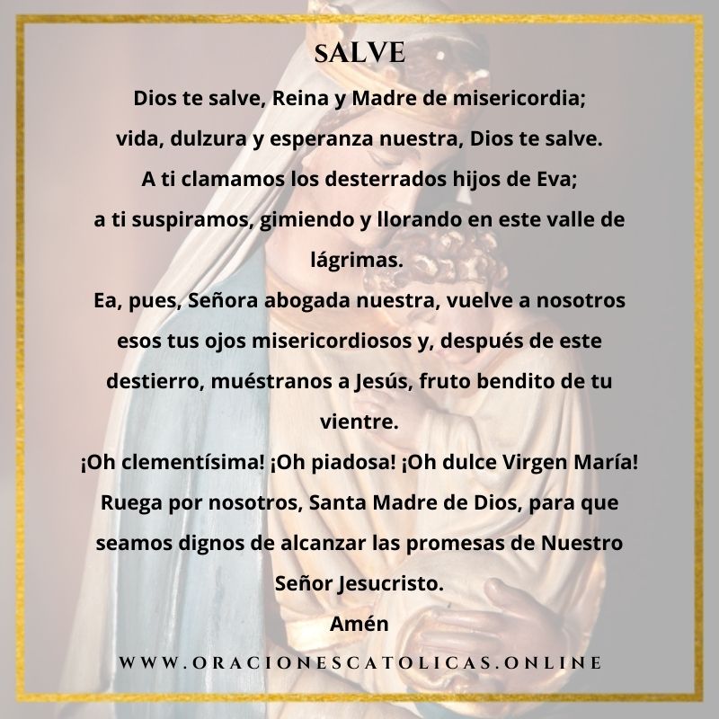 Salve Oración